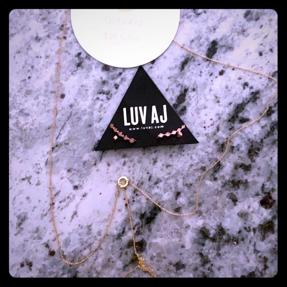 Earrings and necklace set - RESERVED